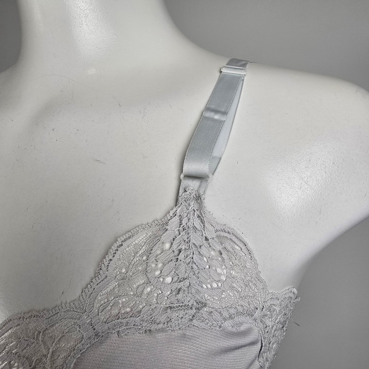 Vintage Grey Full Slip Dress Size S