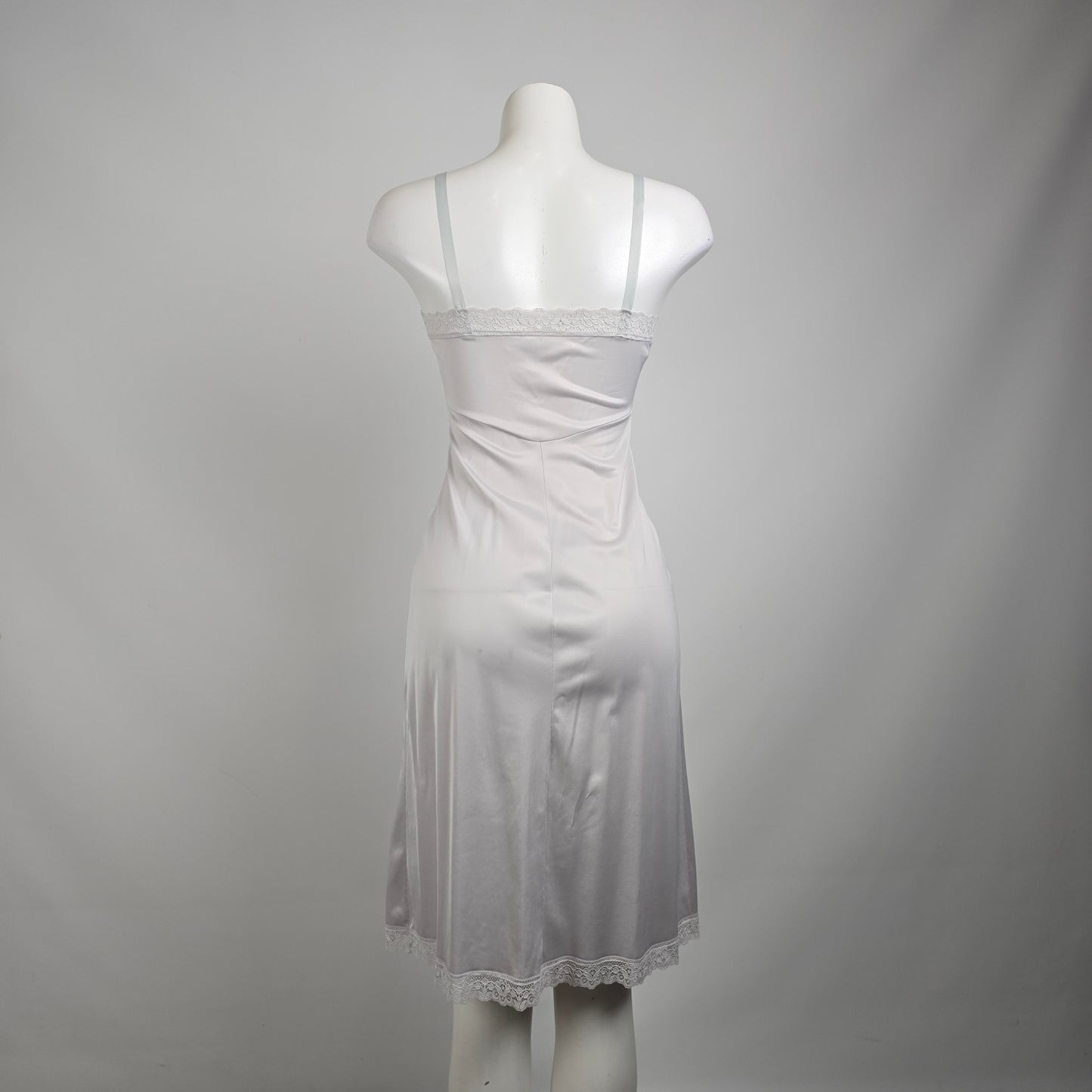 Vintage Grey Full Slip Dress Size S