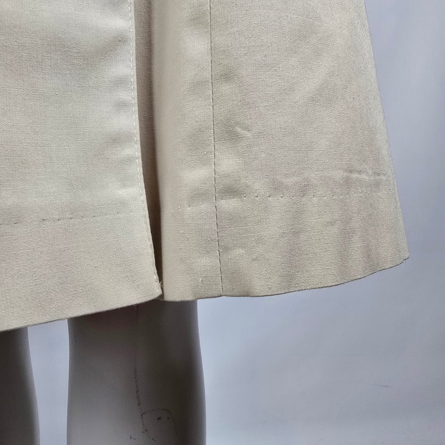 Vintage Beige Belted Light Jacket Size M