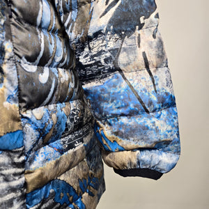 Simply Art by Dolcezza Papers Long Puffer Jacket Size XL