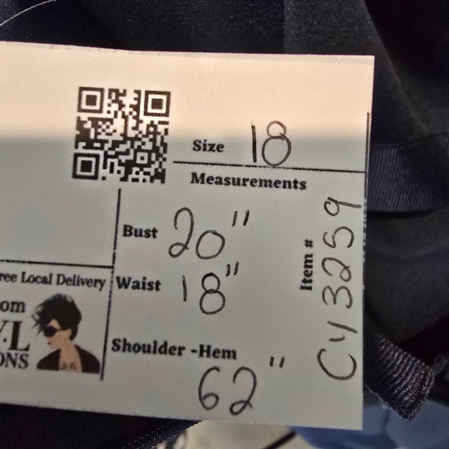 Sorella Vita Blue & Silver Event Dress Size 18