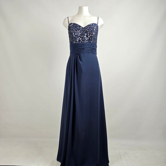 Sorella Vita Blue & Silver Event Dress Size 18