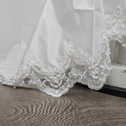 Maria Hong Vintage 90s Hollywood Glam Wedding Dress Size 12
