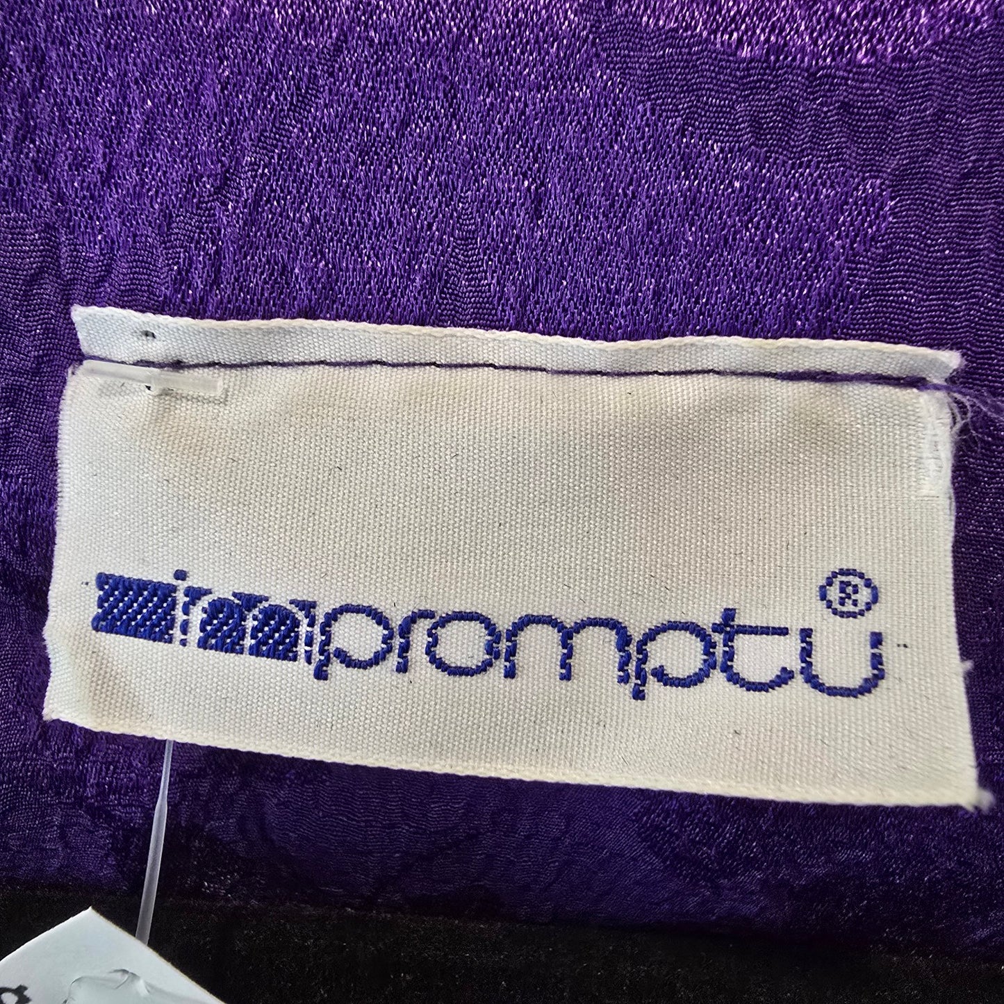 Vintage Impromptu Purple Bellted Midi Dress Size M