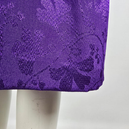 Vintage Impromptu Purple Bellted Midi Dress Size M