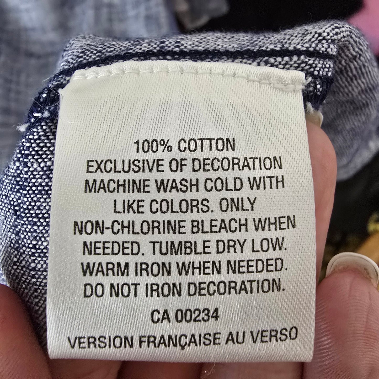 Style & Co Blue Off the Shoulder Flare Sleeve Dress Size L