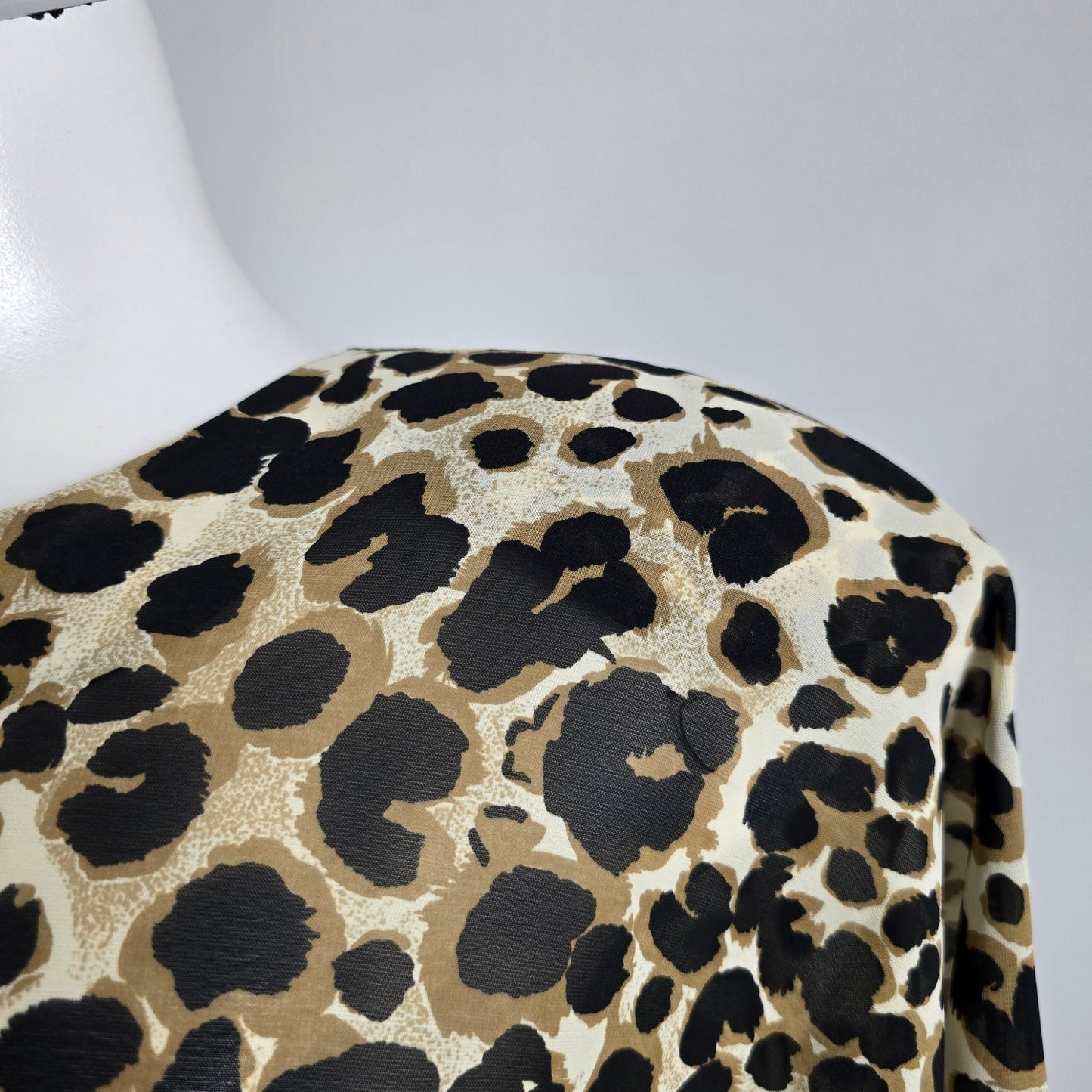 Vintage Joseph Ribkoff Animal Print Dress Size M