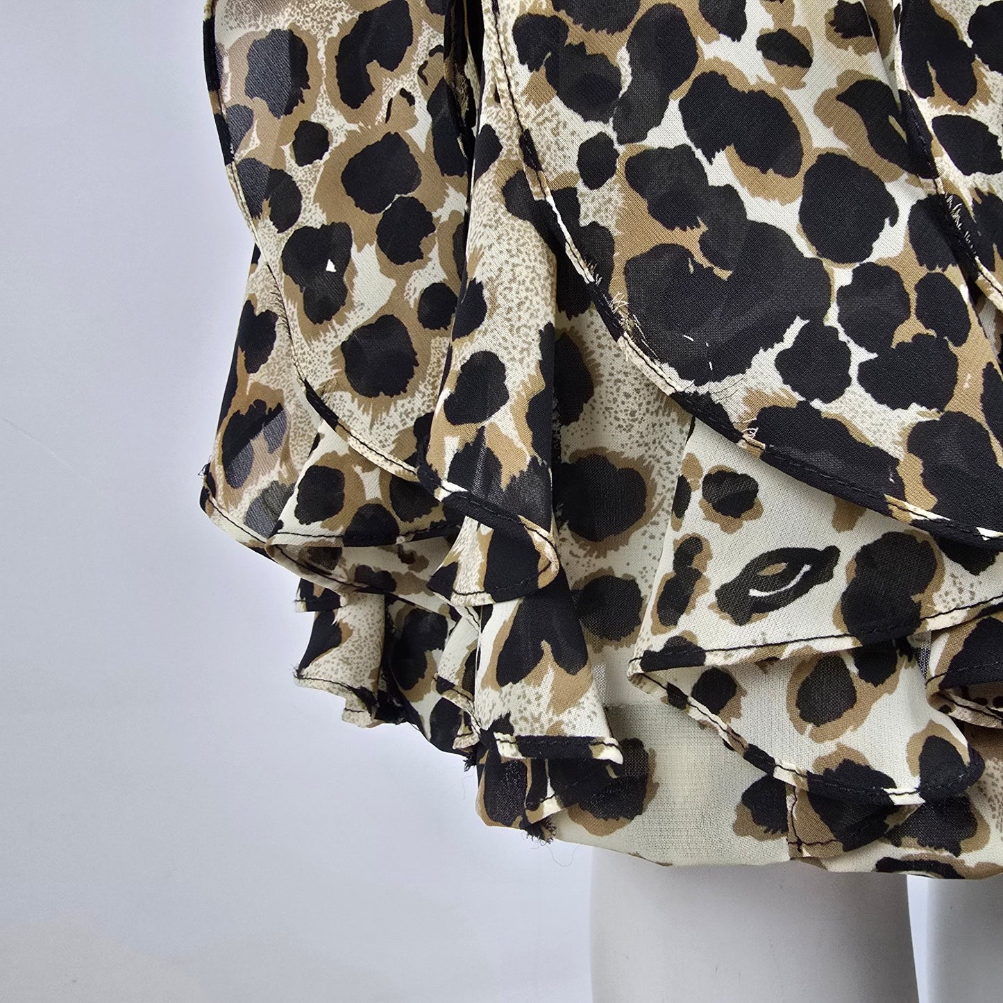 Vintage Joseph Ribkoff Animal Print Dress Size M