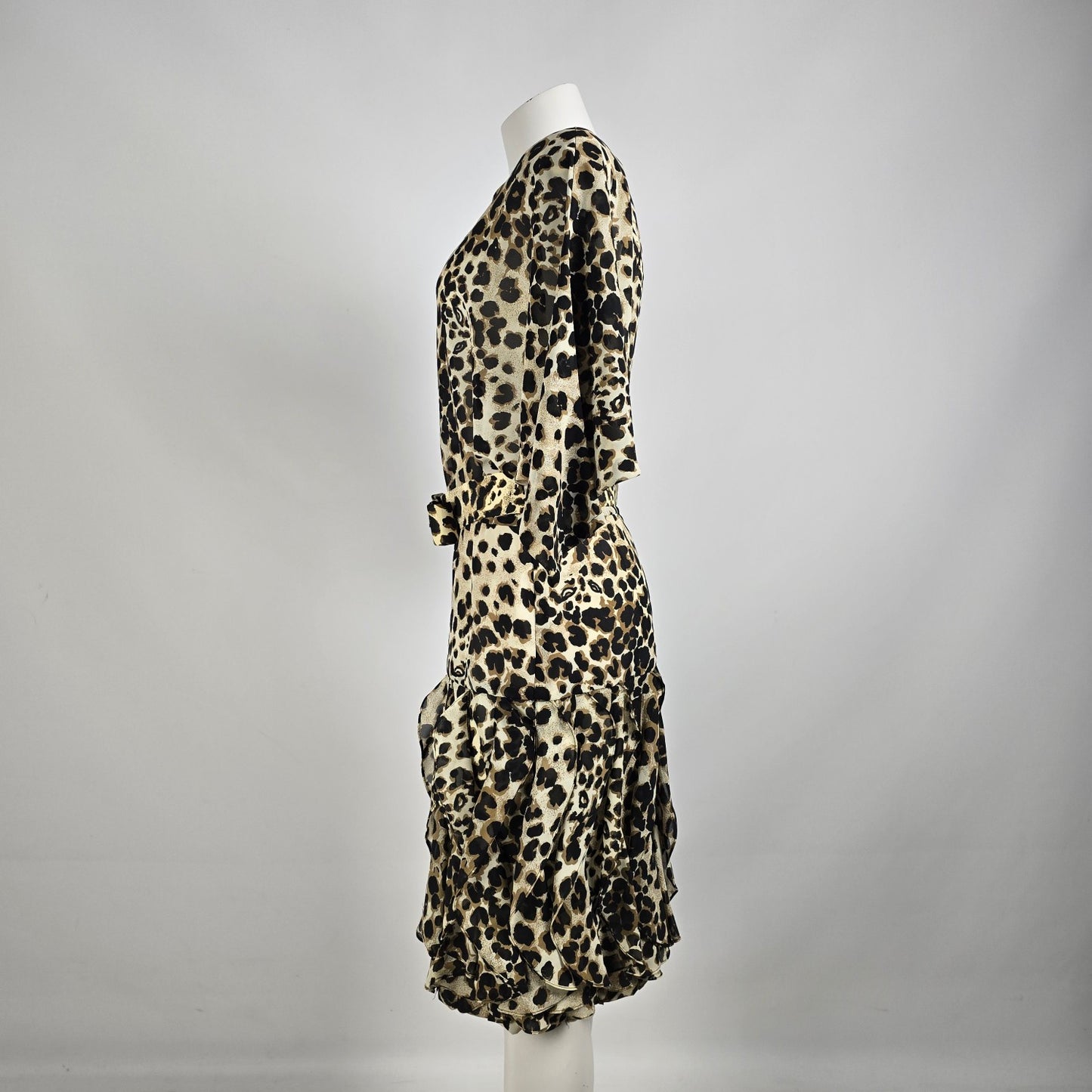 Vintage Joseph Ribkoff Animal Print Dress Size M