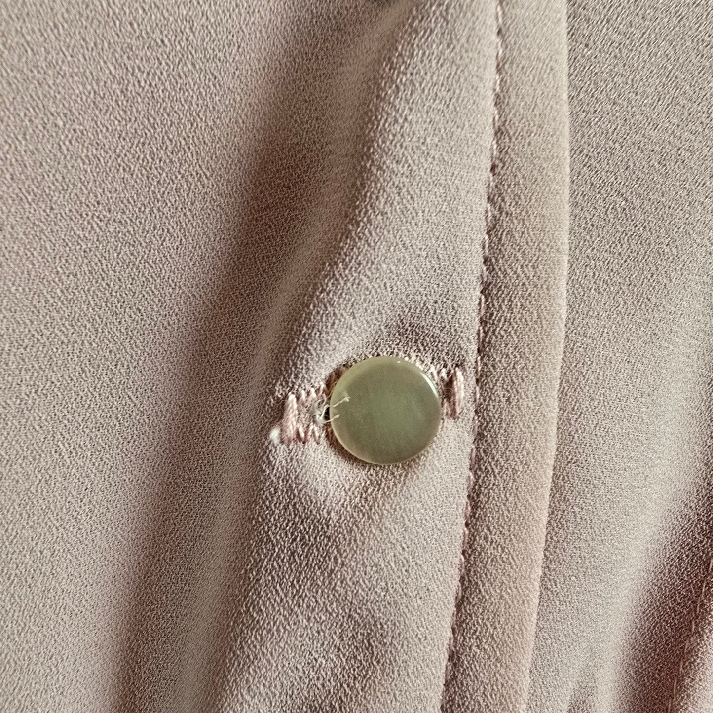 Vintage Pink Lace Collar Midi Dress Size S