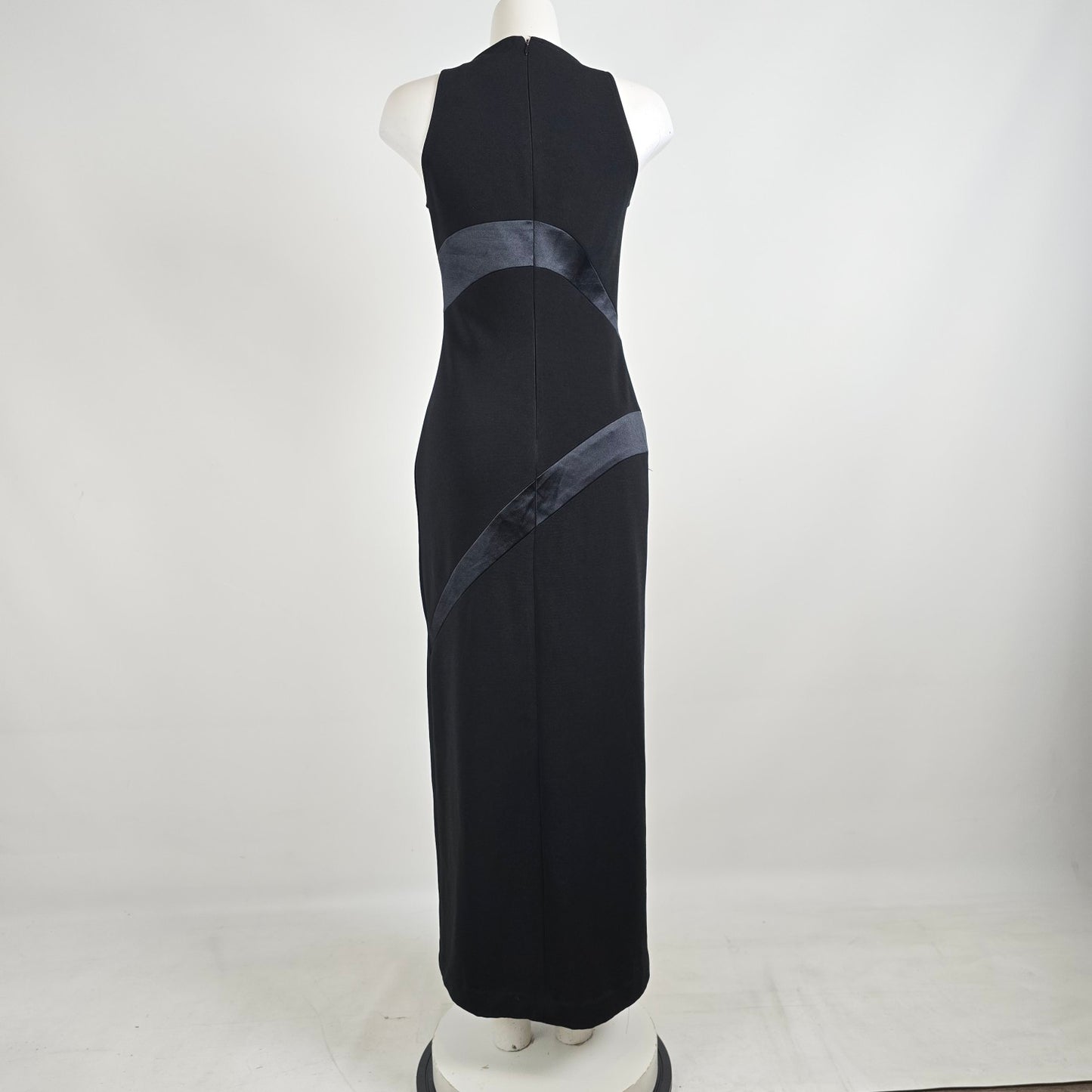 Vintage JS Collections Black Event Dress Size 8