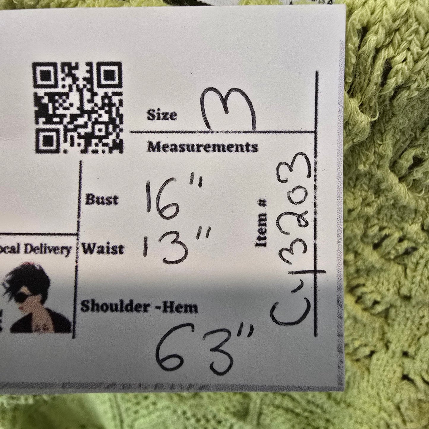 Zara Light Green Cotton Crochet Maxi Dress Size M