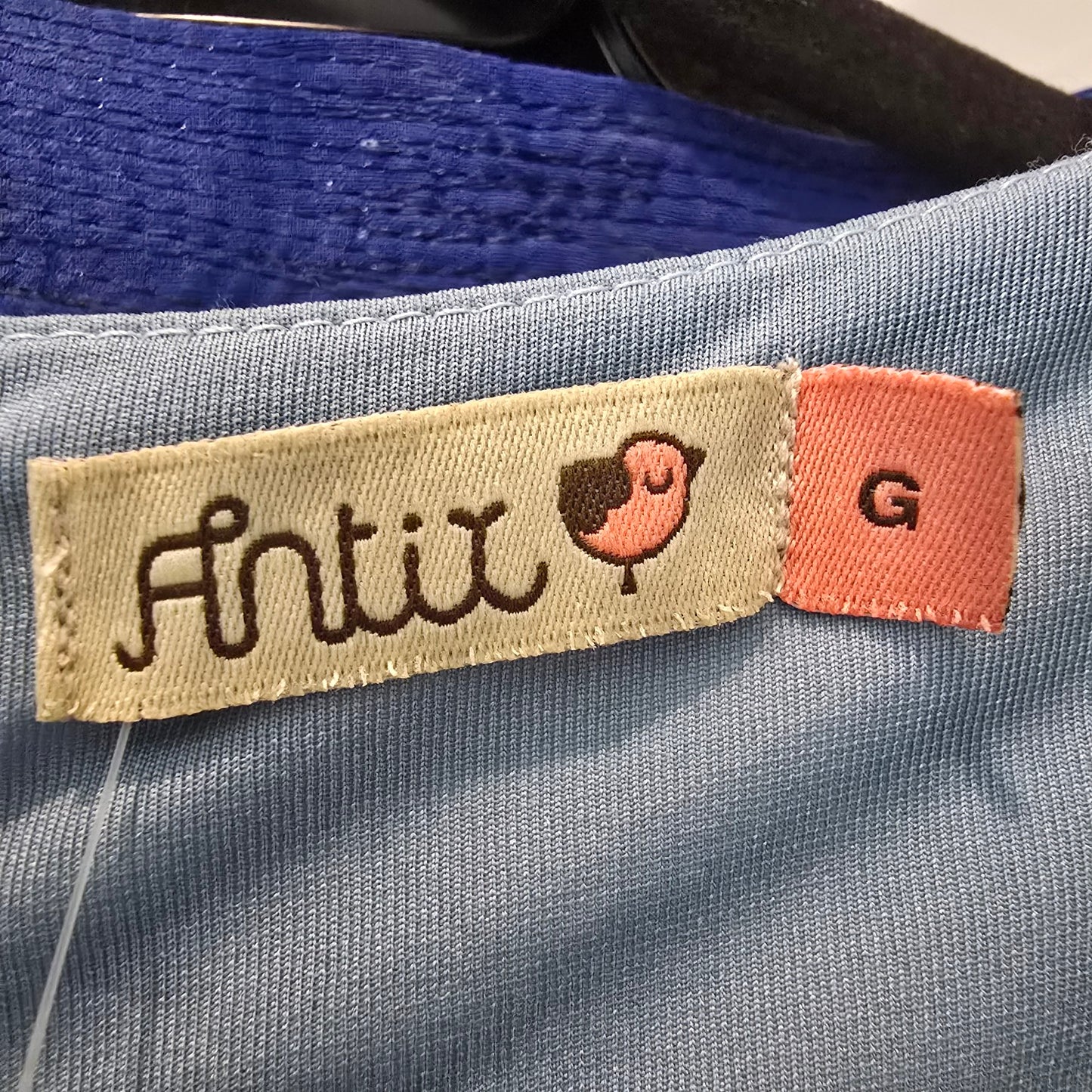 Antix Blue Floral Butterfly Fit & Flare Dress Size M/L