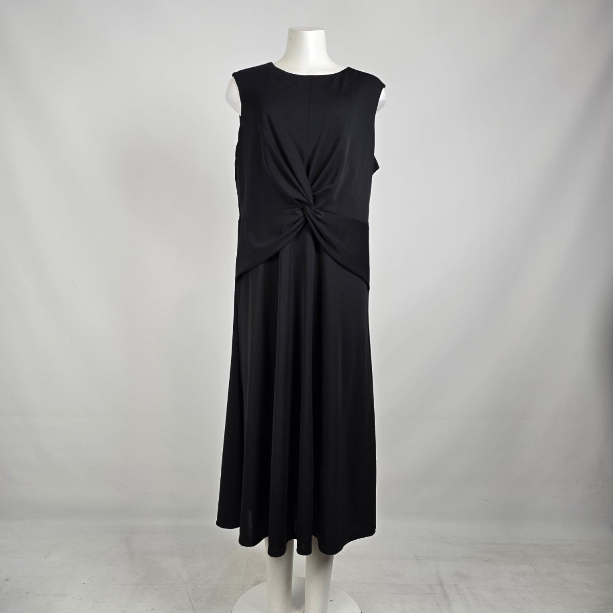 Lauren Ralph Lauren Black Midi Dress Size 16