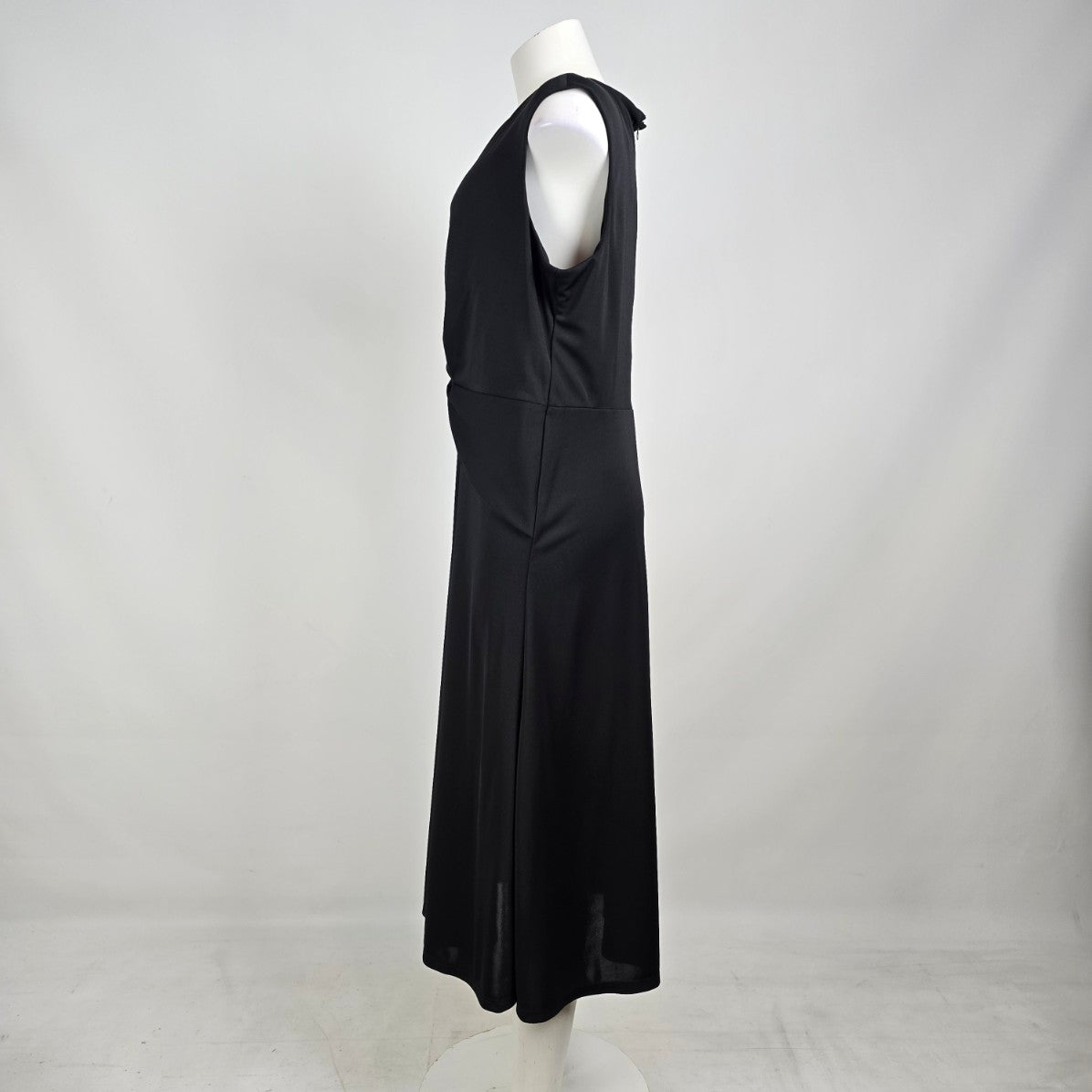 Lauren Ralph Lauren Black Midi Dress Size 16