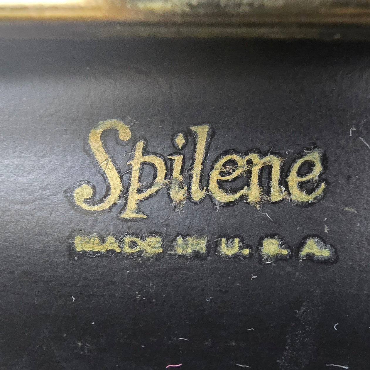 Vintage Spilene Black Floral Tapestry Purse