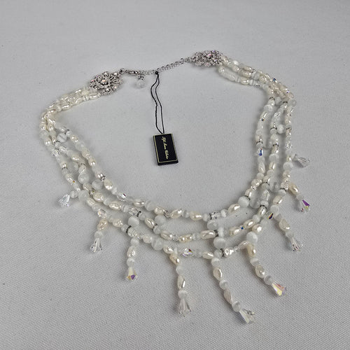 Fifth Avenue Freshwater & Glass Pearl Pacifico Chandelier Necklace