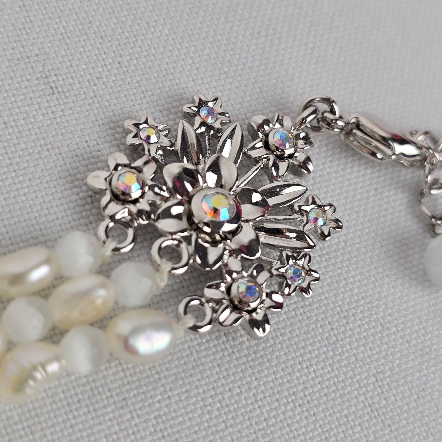 Fifth Avenue Freshwater & Glass Pearl Pacifico Chandelier Necklace