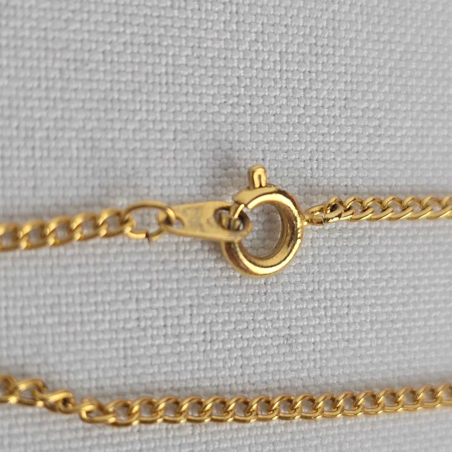 Vintage Chinese Longevity Green & Gold Pendant Necklace