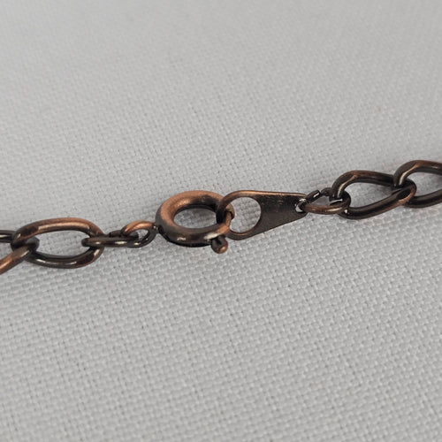 Vintage Copper Bow Necklace