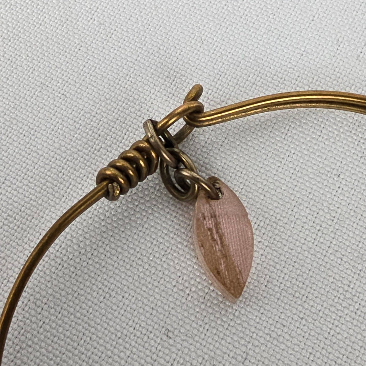 Color by Amber Gold Tone Charm Bracelet