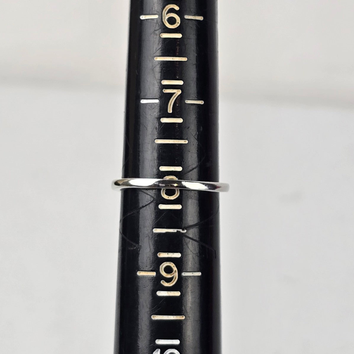 S925 Silver Crystal Stone Ring Size 8