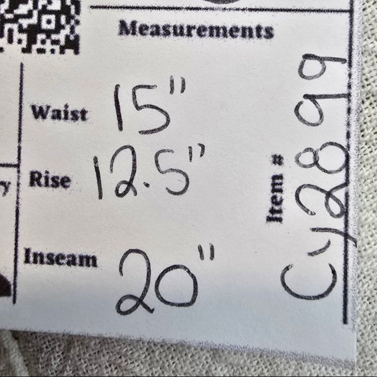 CMC Cream Cotton Floral Two Piece Top & Capri Set Size M/L