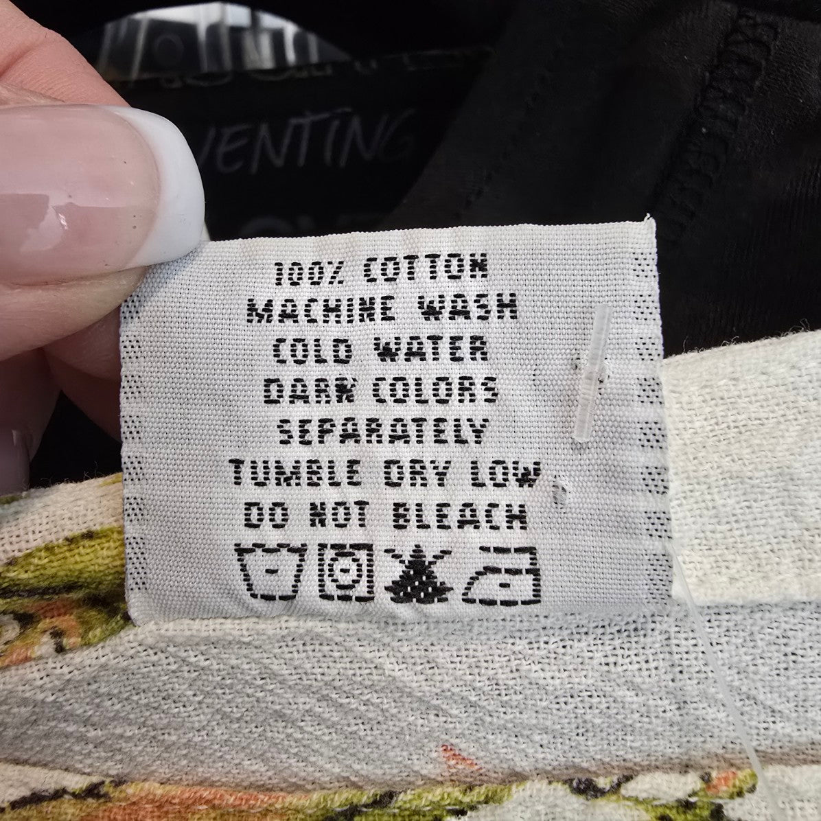 CMC Cream Cotton Floral Two Piece Top & Capri Set Size M/L