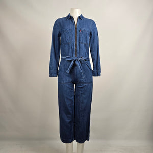Levi's Alix Denim Cropped Jumpsuit Size XS