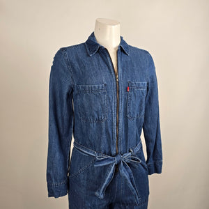 Levi's Alix Denim Cropped Jumpsuit Size XS