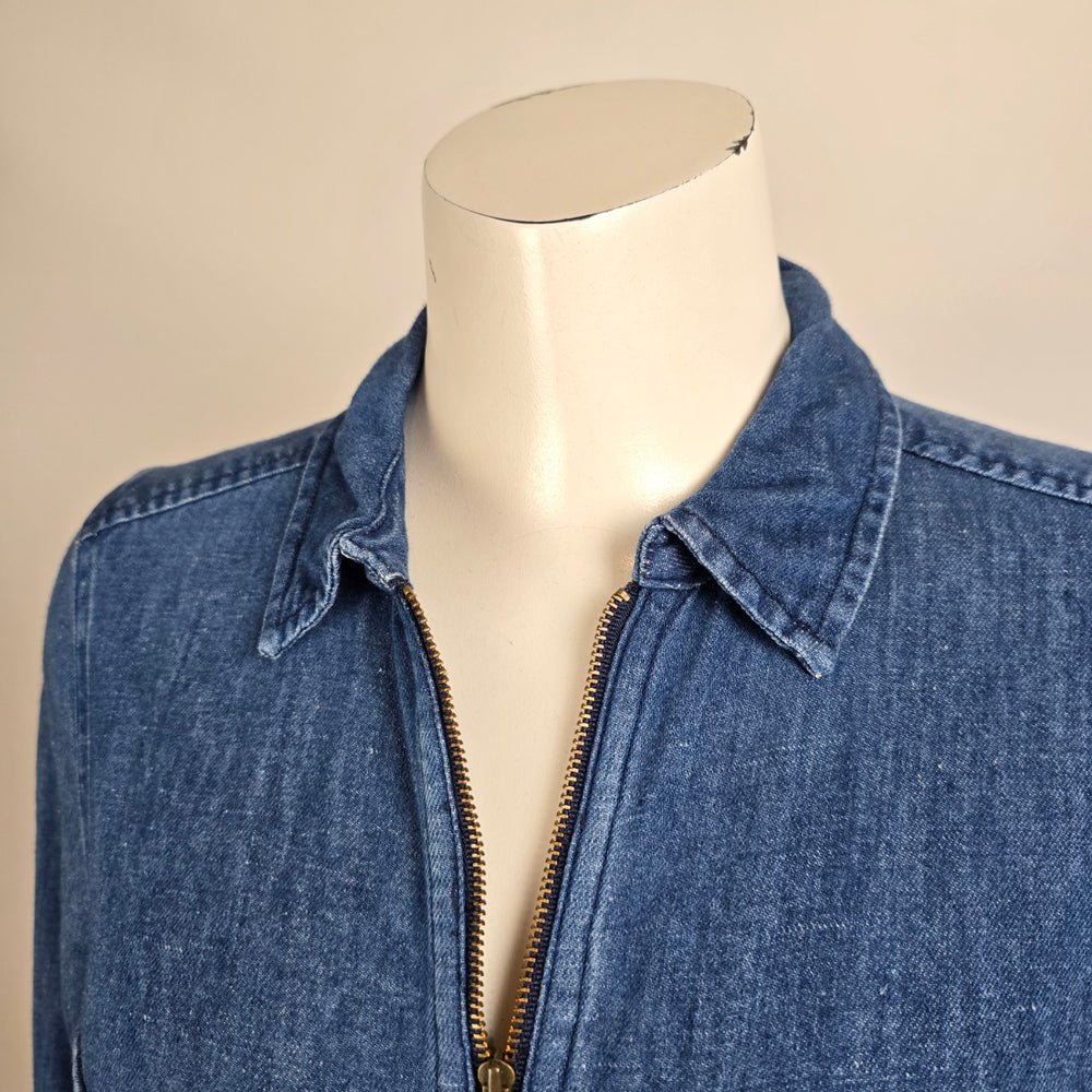 Levi's Alix Denim Cropped Jumpsuit Size XS