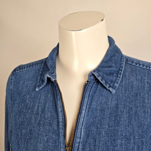 Levi's Alix Denim Cropped Jumpsuit Size XS