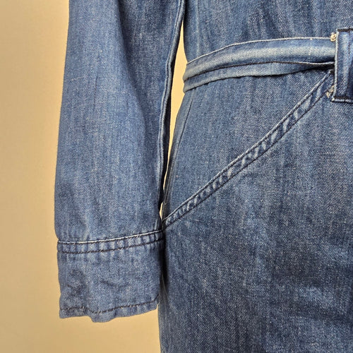 Levi's Alix Denim Cropped Jumpsuit Size XS