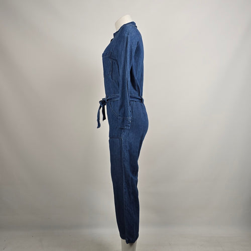 Levi's Alix Denim Cropped Jumpsuit Size XS