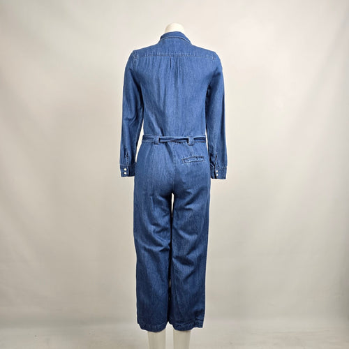 Levi's Alix Denim Cropped Jumpsuit Size XS