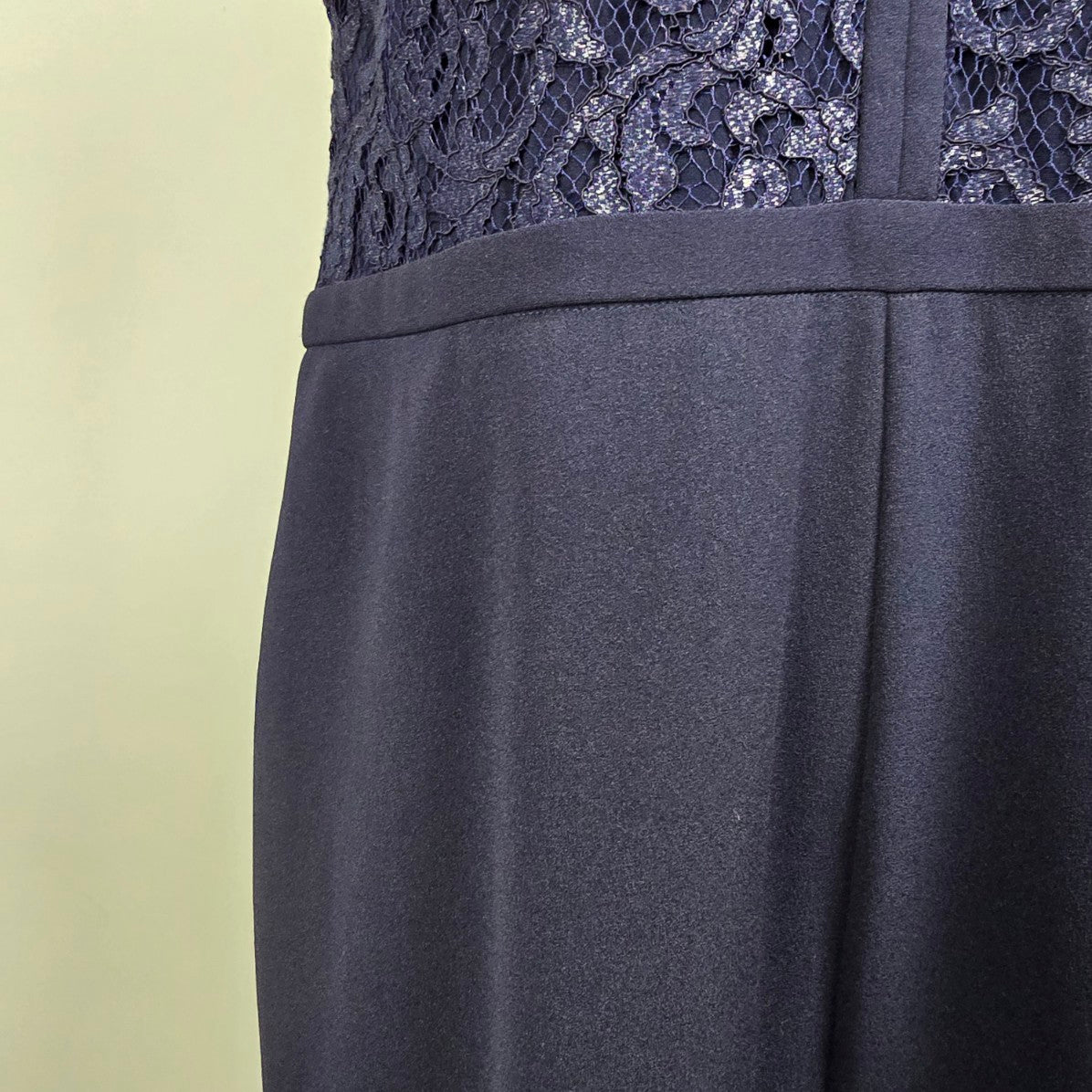 Lauren Ralph Lauren Navy Blue Lace Jumpsuit Size 18