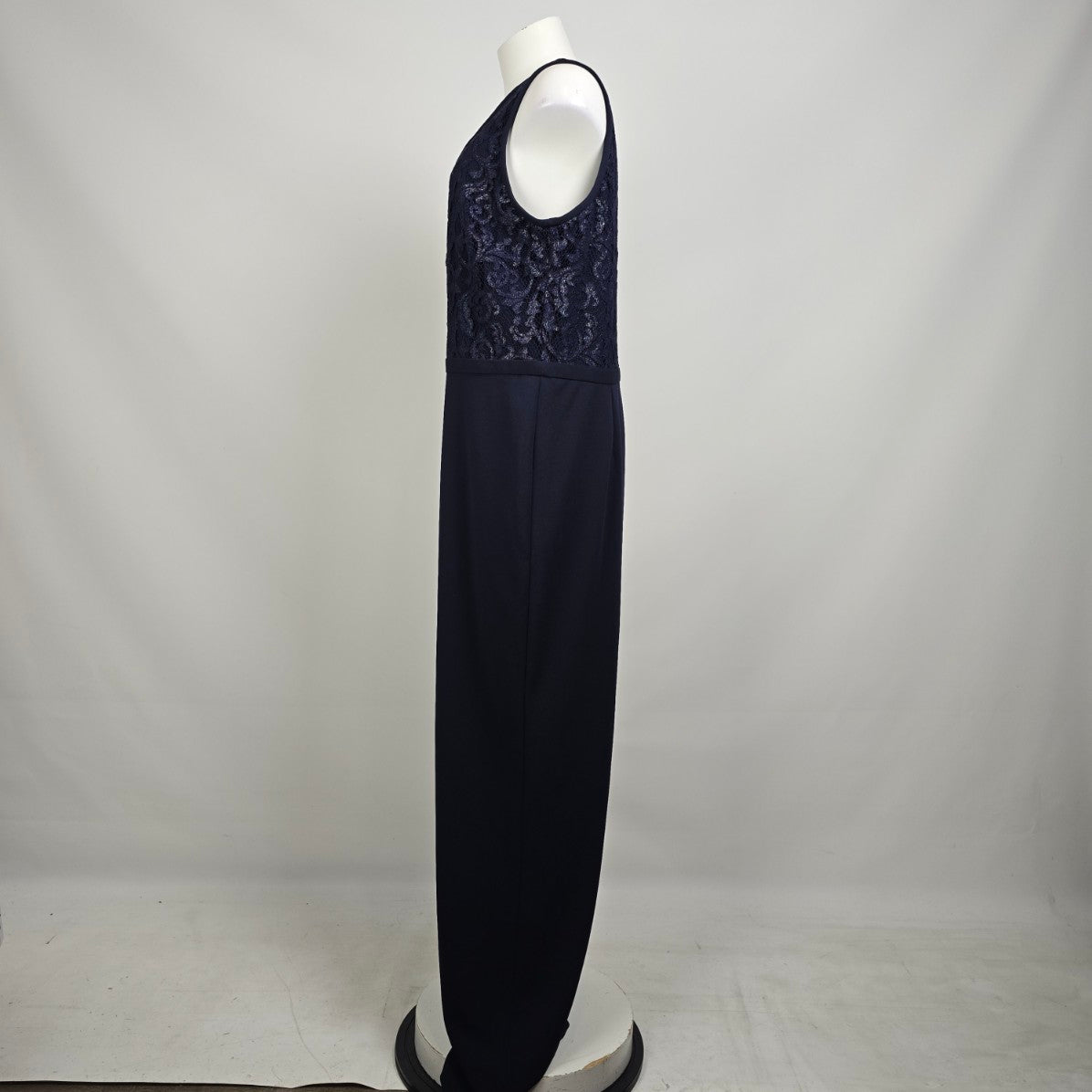 Lauren Ralph Lauren Navy Blue Lace Jumpsuit Size 18