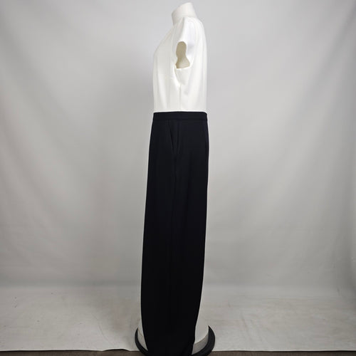 Donnna Morgan Black & White Wide Leg Jumpsuit Size 16