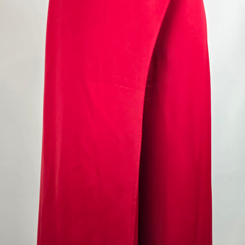 Le Chateau Red One Shoulder Jumpsuit Size S