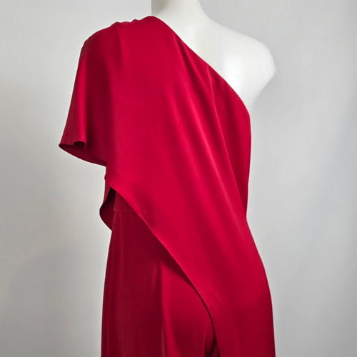 Le Chateau Red One Shoulder Jumpsuit Size S