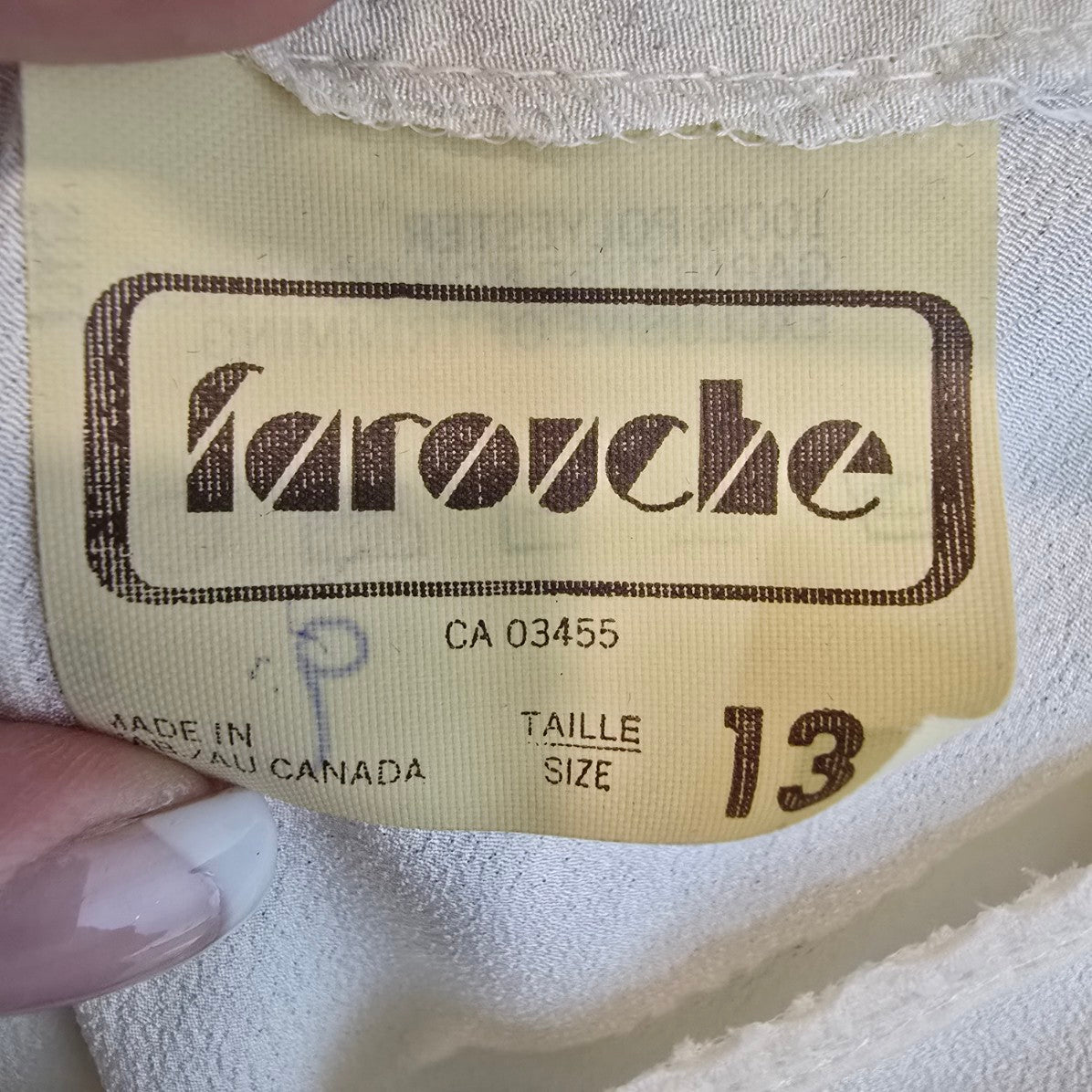 Farouche Cream Lace Jumpsuit & Top Set Size 13