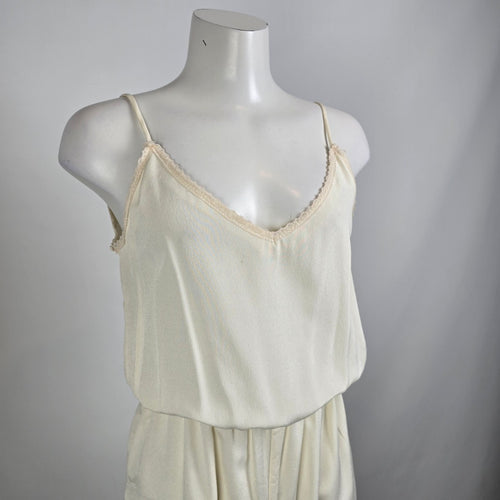 Farouche Cream Lace Jumpsuit & Top Set Size 13