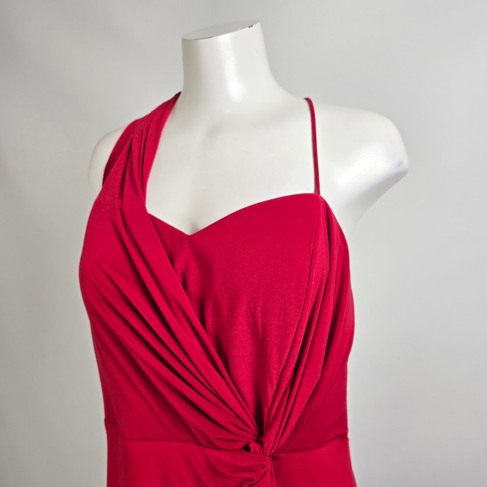 Laura Plus Red One Shoulder Long Gown Size 14W
