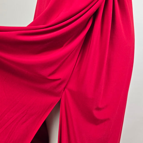 Laura Plus Red One Shoulder Long Gown Size 14W