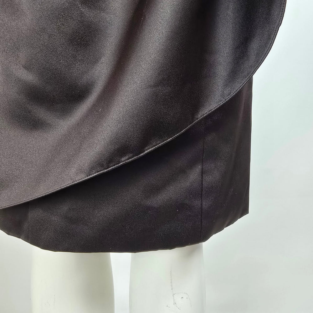 Sophia Tolli Black Event Bridesmaid Cocktail Dress Size 4