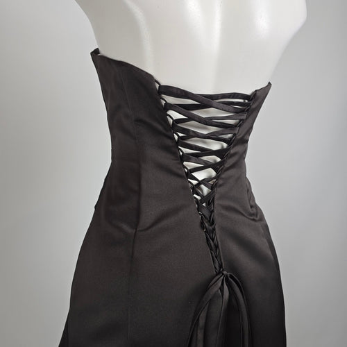 Sophia Tolli Black Event Bridesmaid Cocktail Dress Size 4