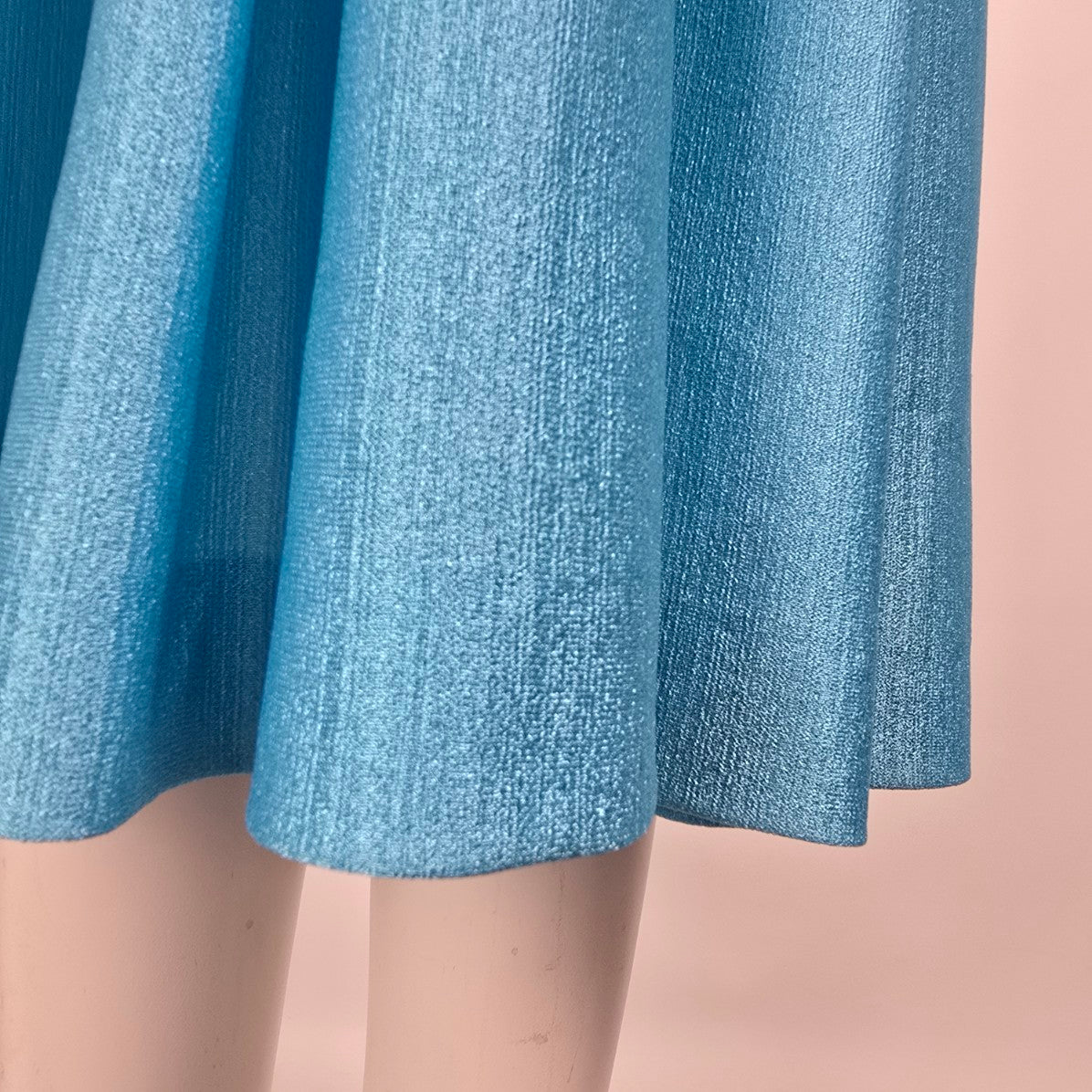 Vintage D'Allaird's Blue Long Sleeve Midi Dress Size 14