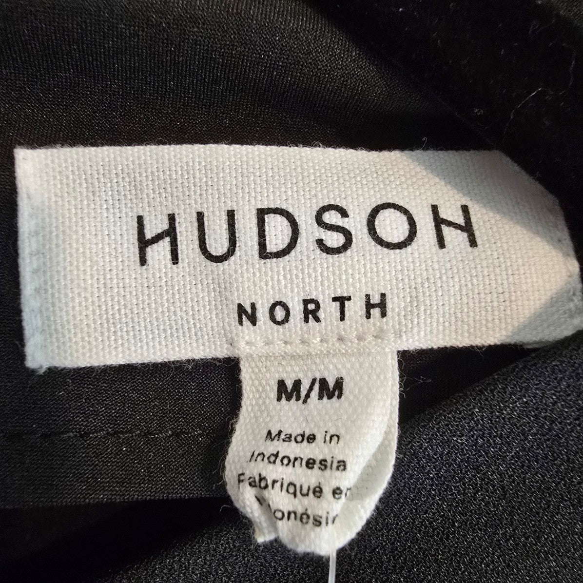 Hudson North Black Flutter Sleeve MIdi Dress Size M