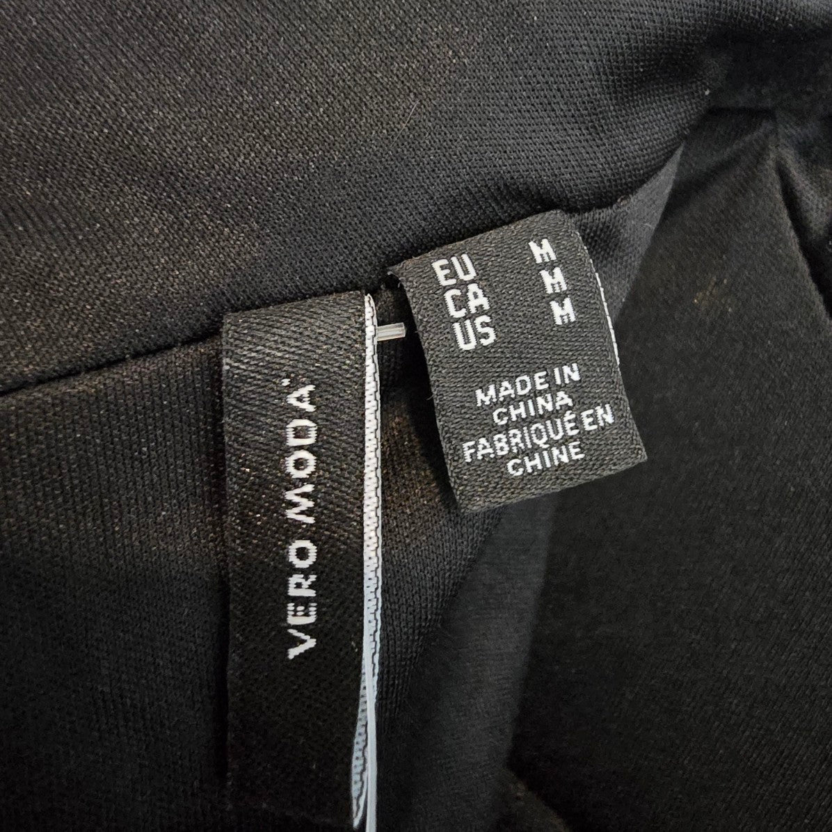 Vero Moda Blue Sequined Short Sleeve Dress Size M