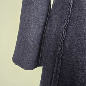 Yest Black Grey Wool Zip Up Light Jacket Size 6